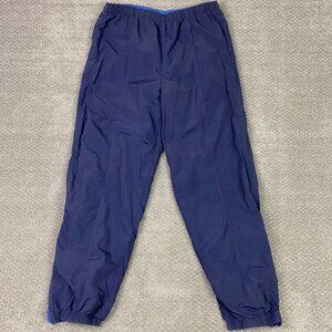 Vintage Polo Sport Ralph Lauren Track Pants Men's XL Blue Ankle Zip Windbreaker